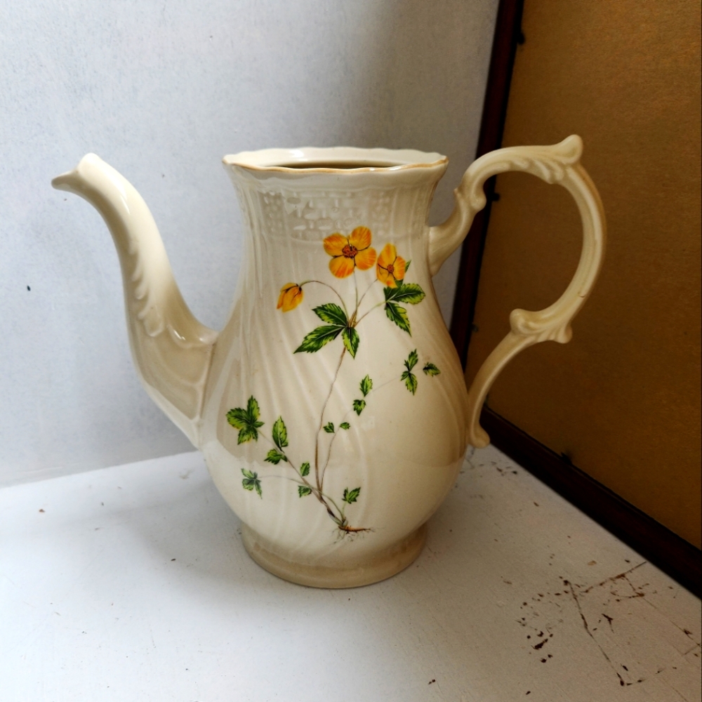 Mikasa Vintage Royalty Print Coffee Pot With No Lid